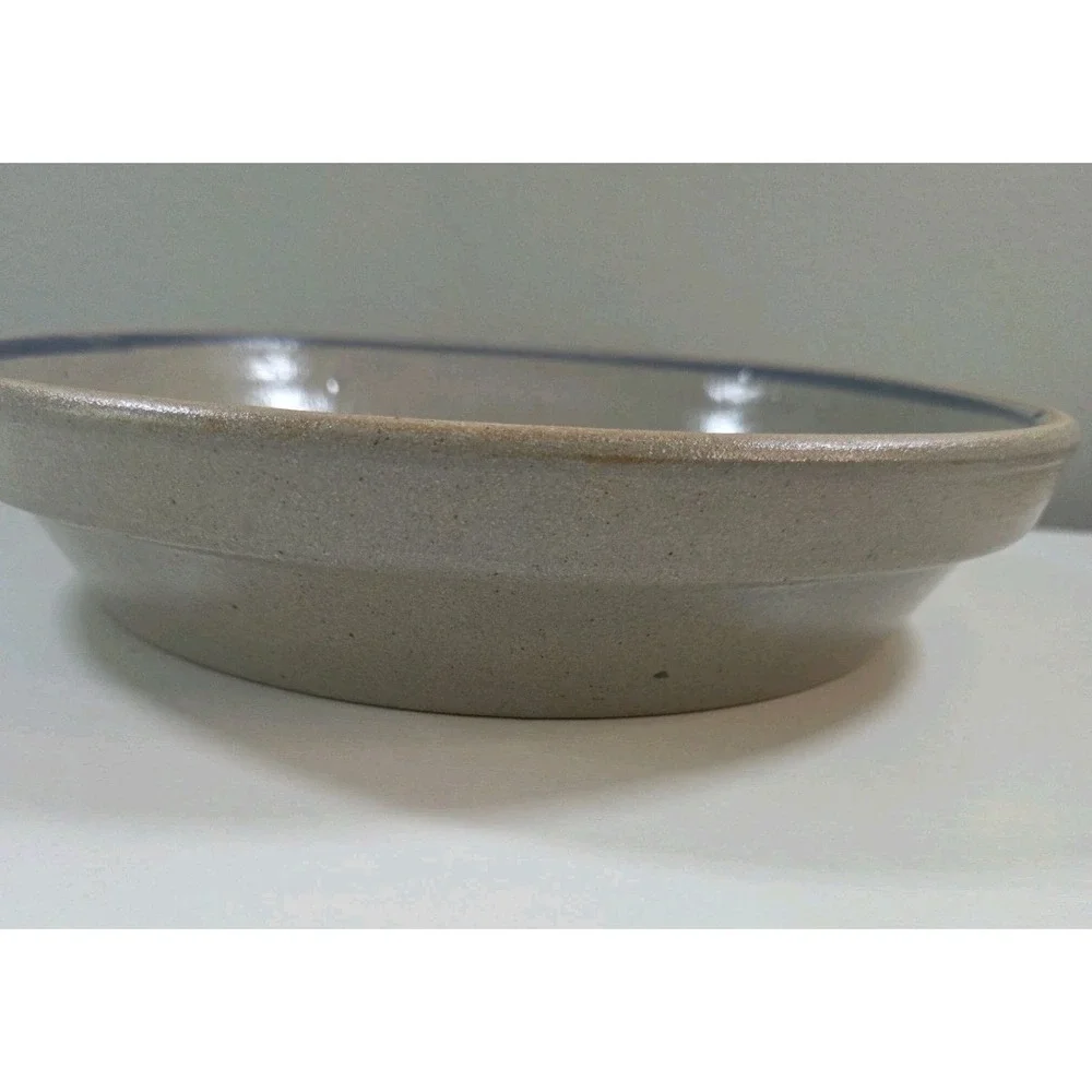 Beaumont Brothers 1990 Pottery Salt Glazed MERRY CHRISTMAS Stoneware Pie Dish